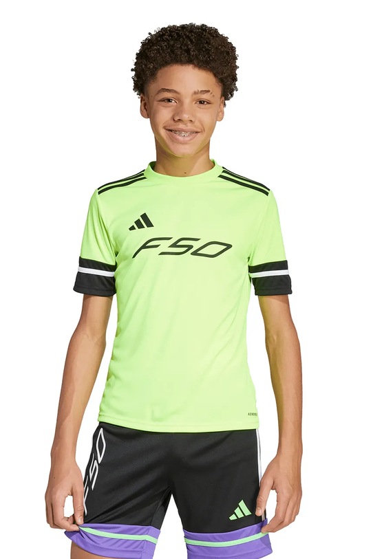 Chłopiec adidas Performance t-shirt dziecięcy F50 KA7172 zielony