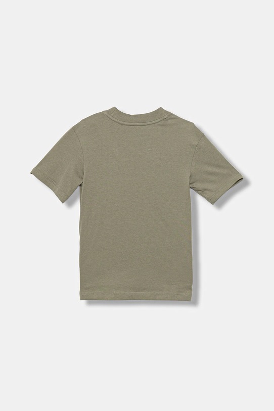 Dětské bavlněné tričko adidas JW3492 zelená AW25