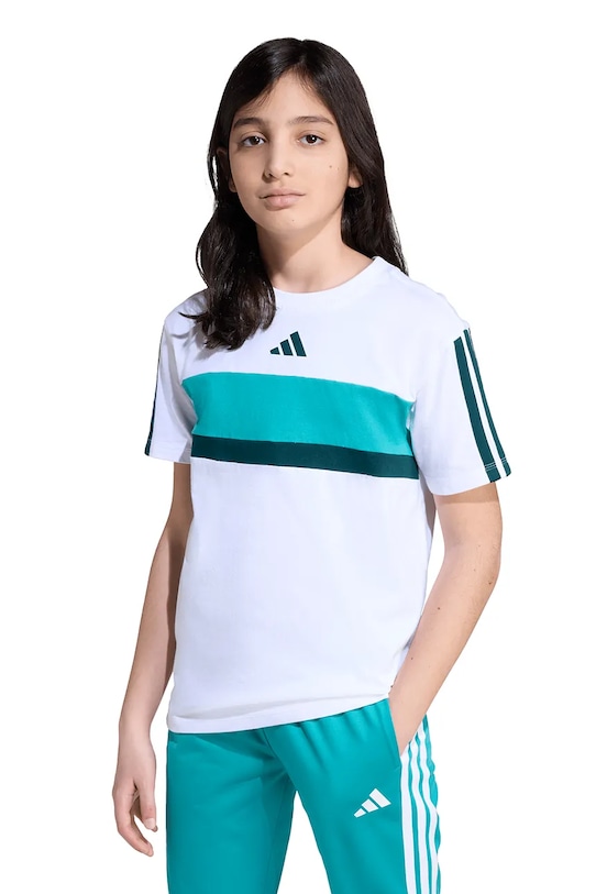 adidas t-shirt bawełniany dziecięcy JX0192