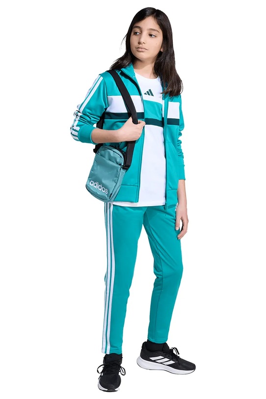 Dětské bavlněné tričko adidas JX0192 bílá