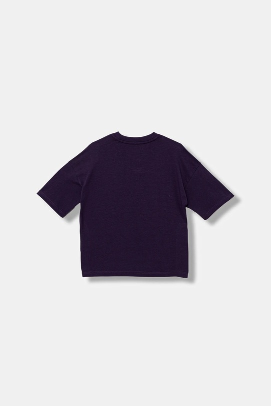 Chlapec Bavlnené tričko adidas Originals JX2761 fialová