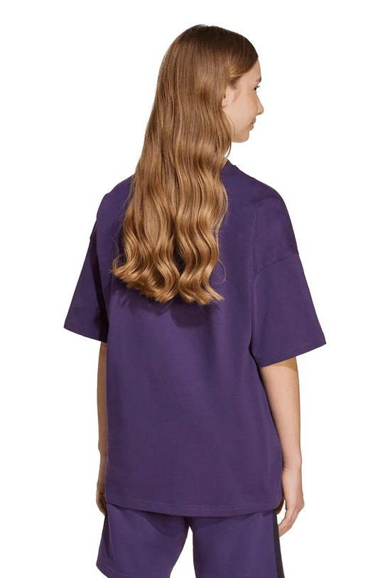 adidas Originals t-shirt in cotone violetto JX2761