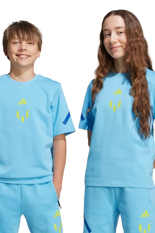 adidas Performance t-shirt dziecięcy MESSI pozostałe niebieski KB2123