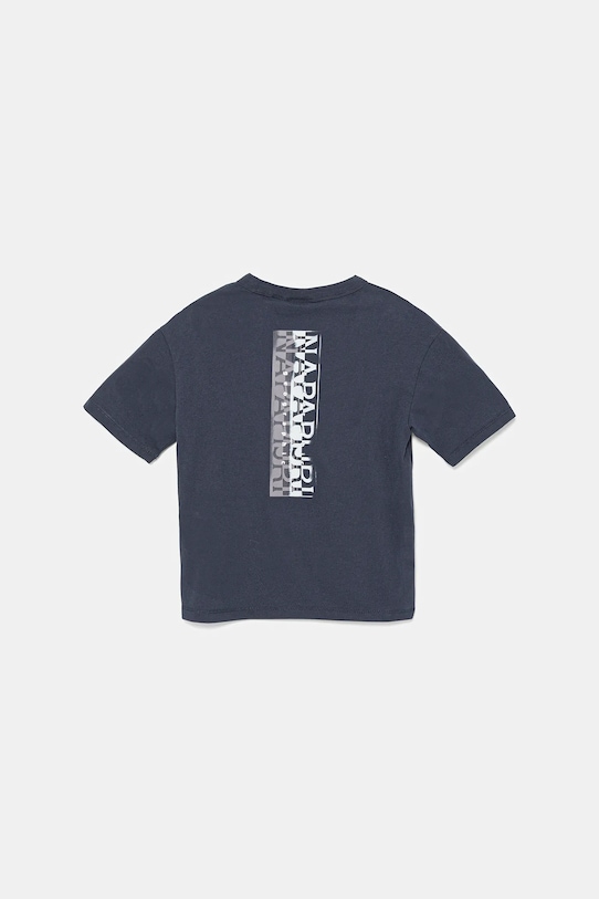 Napapijri tricou de bumbac pentru copii S-AHR NP0A88ZO1761.134.172 bleumarin AW25