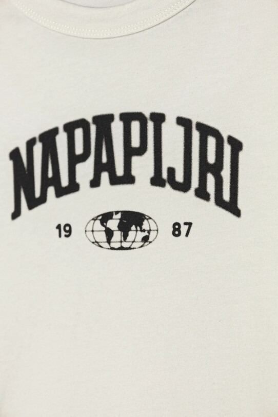 Fiú Napapijri gyerek pamut póló S-AHR NP0A88ZO2061.98.128 bézs