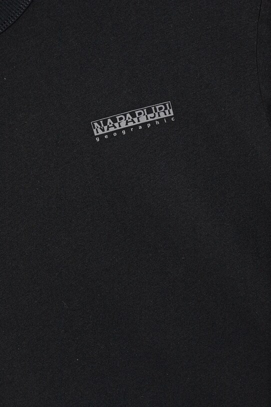Chłopiec Napapijri t-shirt bawełniany dziecięcy S-AHR NP0A88ZO9411.134.172 czarny