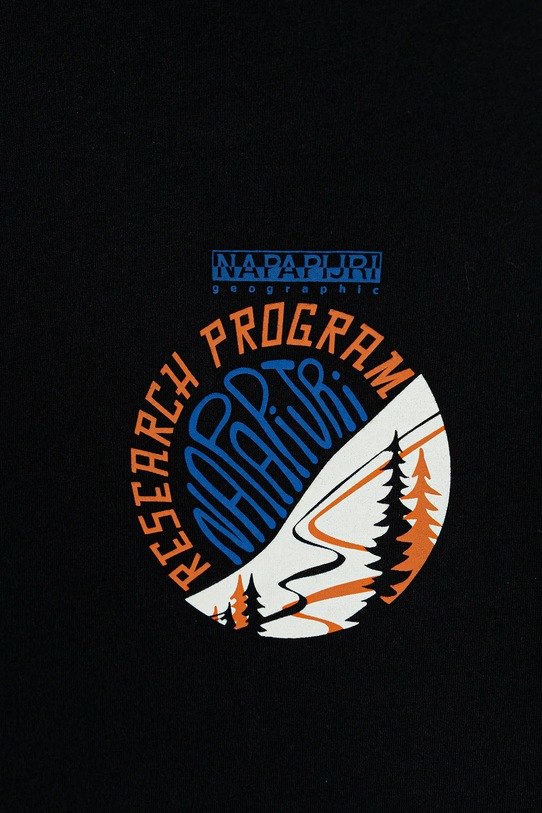 Chłopiec Napapijri t-shirt bawełniany S-ADIGE NP0A88ZWF0N1.134.172 czarny