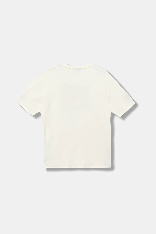 Napapijri t-shirt bawełniany dziecięcy S-ADIGE NP0A88ZWF0Z1.134.172 beżowy AW25