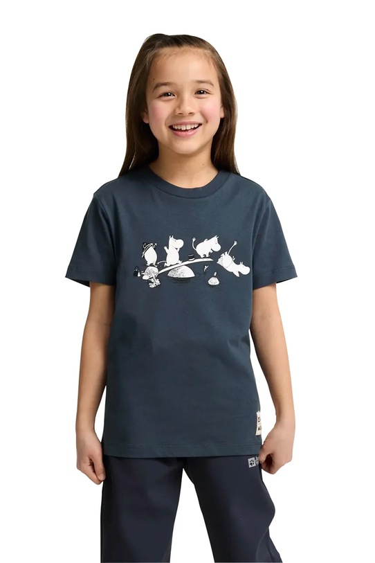 Jack Wolfskin t-shirt bawełniany dziecięcy MOOMIN T-SHIRT K A65461