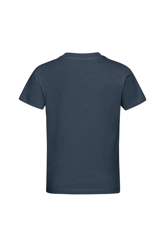 Chłopiec Jack Wolfskin t-shirt bawełniany dziecięcy MOOMIN T-SHIRT K A65461 granatowy