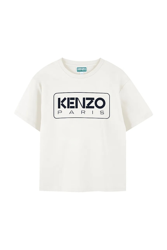 Kenzo Kids tricou de bumbac pentru copii print alb K61494.114.150