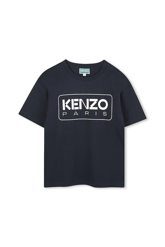 Детская хлопковая футболка Kenzo Kids хлопок тёмно-синий K61494.114.150