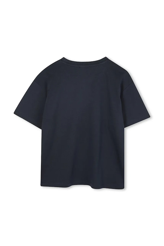 Детская хлопковая футболка Kenzo Kids K61494.114.150 тёмно-синий AW25