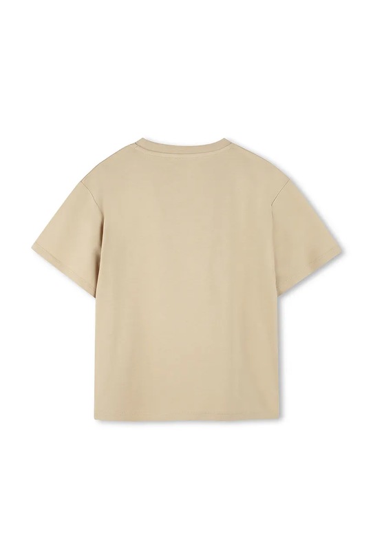 Παιδικό βαμβακερό μπλουζάκι Kenzo Kids K61505.86.108 μπεζ AW25
