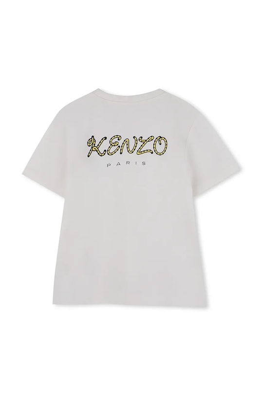 Kenzo Kids t-shirt bawełniany dziecięcy K61506.114.150 biały AW25