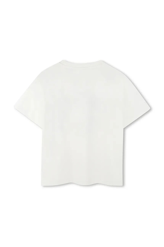 Παιδικό βαμβακερό μπλουζάκι Kenzo Kids K61508.102.108 λευκό AW25