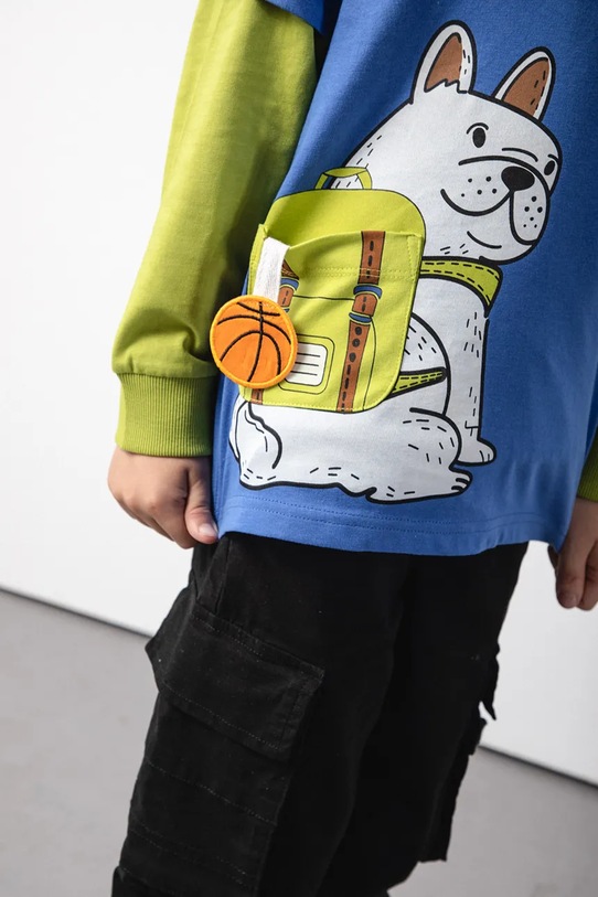 Coccodrillo t-shirt bawełniany dziecięcy ZC5143203ABK