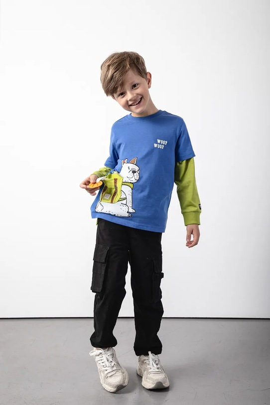Coccodrillo t-shirt bawełniany dziecięcy ZC5143203ABK