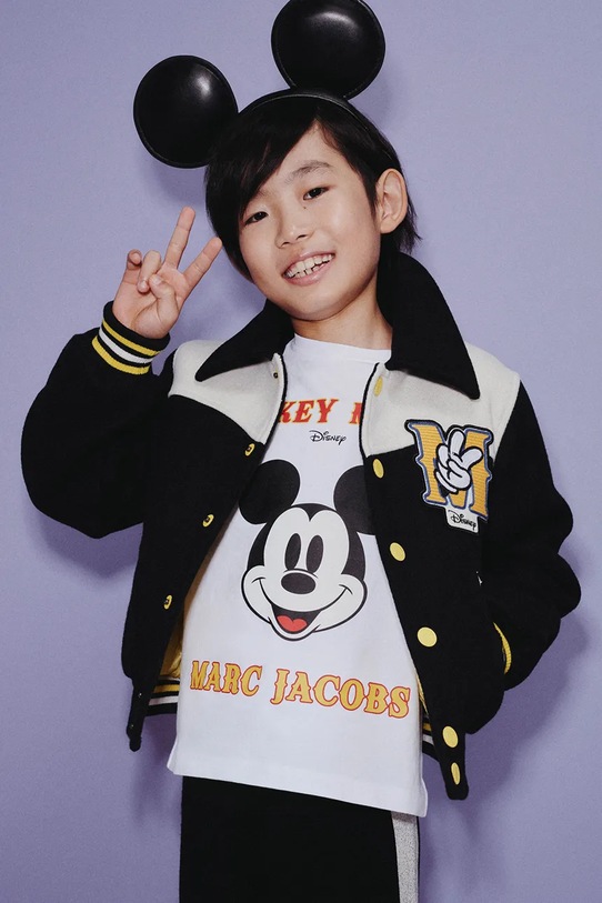 Marc Jacobs t-shirt bawełniany dziecięcy nadruk biały W60588.86.108