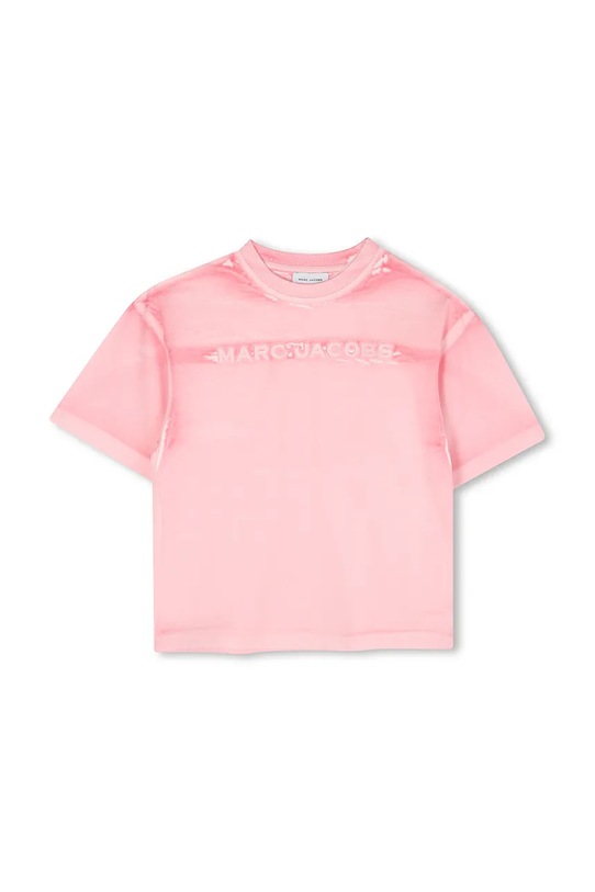Marc Jacobs tricou de bumbac pentru copii imprimeu roz W60657.114.150
