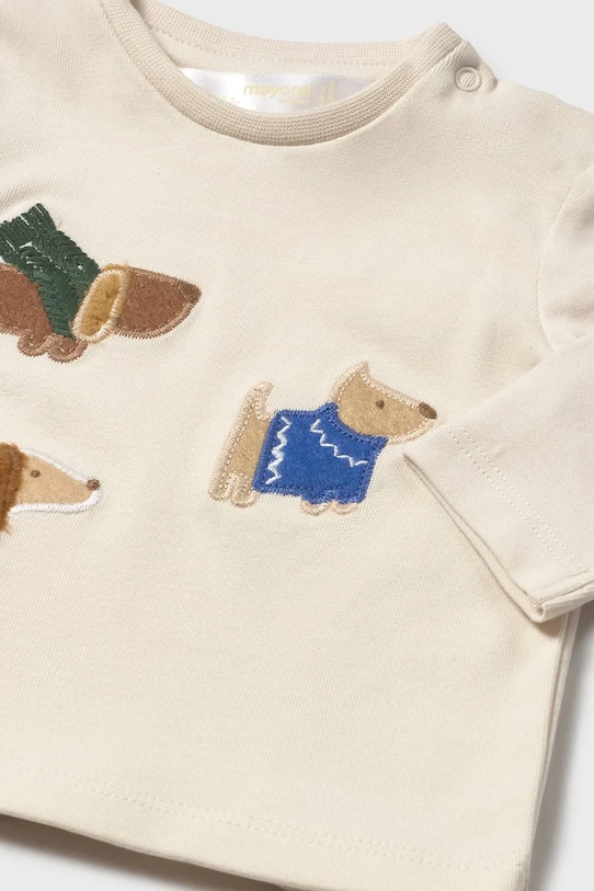 Kojenecké tričko s dlouhým rukávem Mayoral Newborn 2-pack červená 2056.1N.Newborn.9BYA