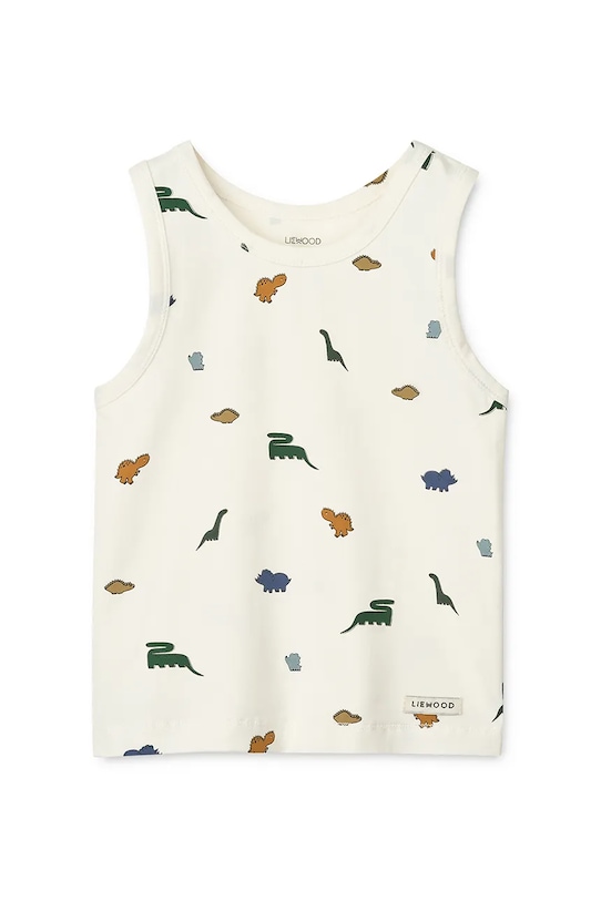 CHLAPEC Dětský top s bavlnou Liewood Faris Printed Tank Top 2-pack 2-pack LW20285.9BYA béžová