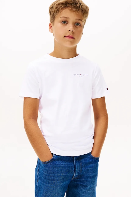 Detské bavlnené tričko Tommy Hilfiger KS0KS00661.92.122.9BYA