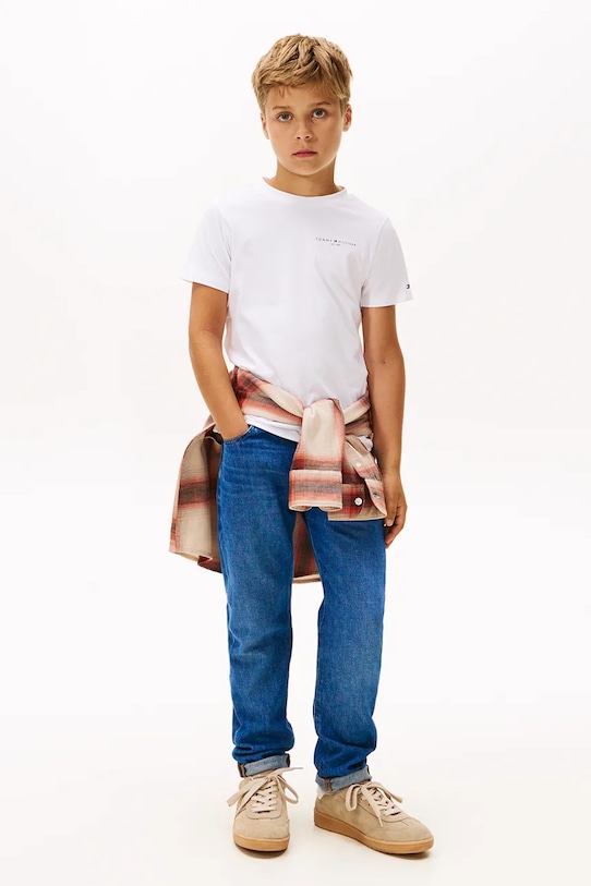 Detské bavlnené tričko Tommy Hilfiger KS0KS00661.92.122.9BYA