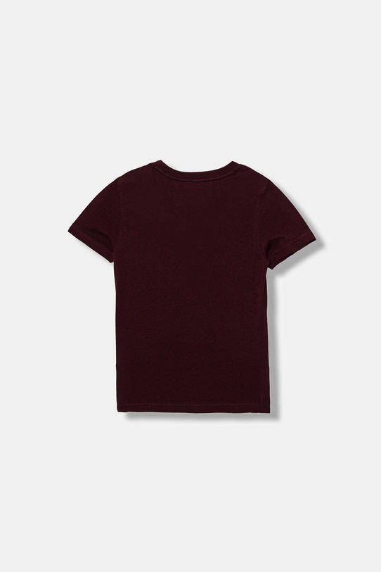 Tommy Hilfiger t-shirt bawełniany dziecięcy 2-pack UK0UK00073.9BYA bordowy