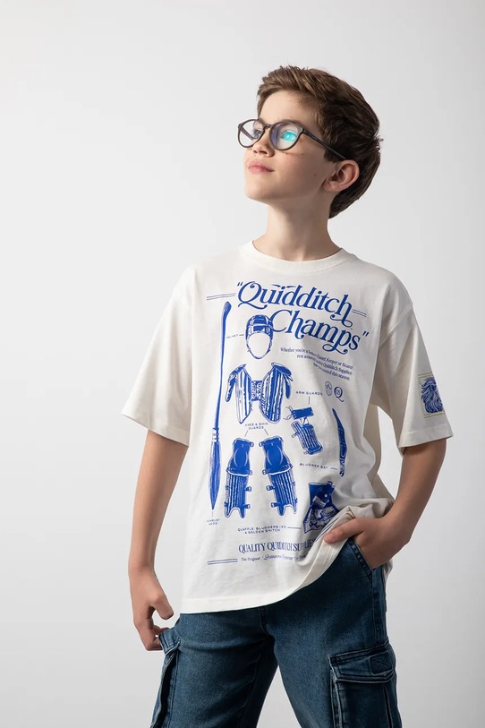 Coccodrillo t-shirt bawełniany dziecięcy ZC5143201LBW