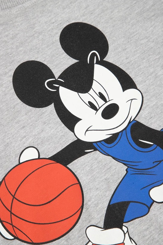 Coccodrillo t-shirt bawełniany dziecięcy szary ZC5143209LBD