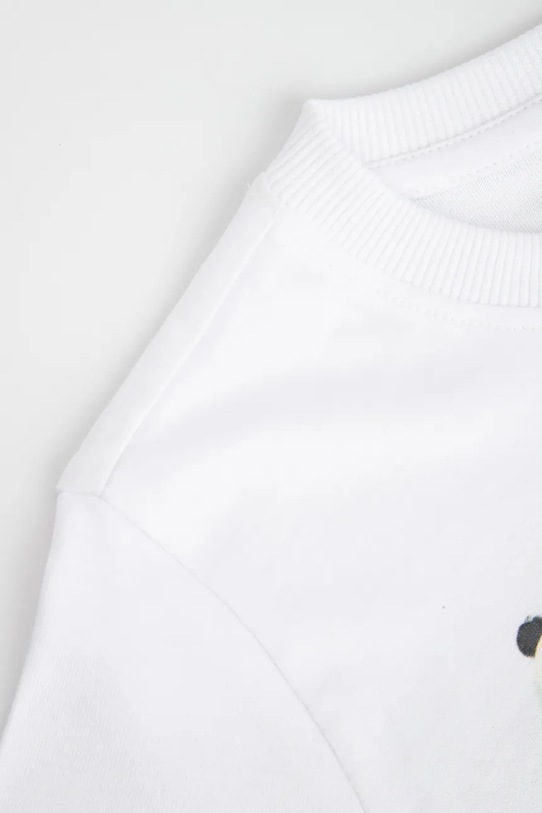 Chłopiec Coccodrillo t-shirt bawełniany dziecięcy ZC5143210LBD biały