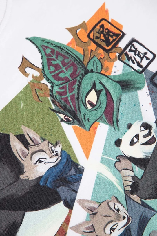 Coccodrillo t-shirt bawełniany dziecięcy biały ZC5143210LBD