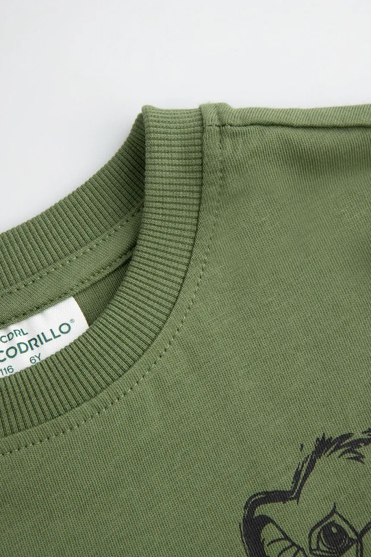 Chłopiec Coccodrillo t-shirt dziecięcy ZC5143211LBD zielony