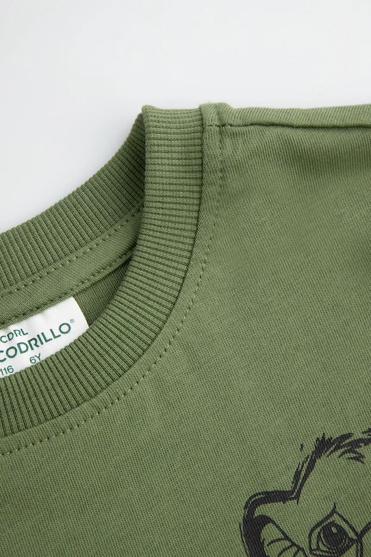Chłopiec Coccodrillo t-shirt dziecięcy ZC5143211LBD zielony