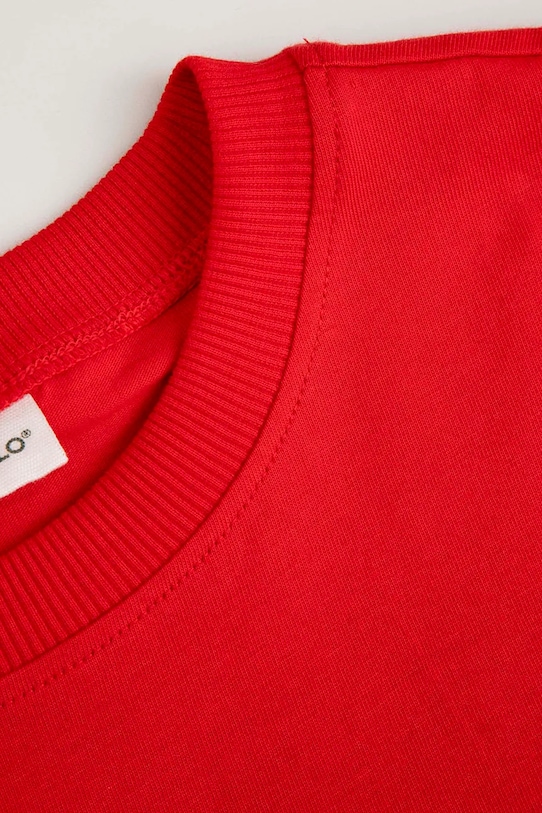 Chłopiec Coccodrillo t-shirt bawełniany dziecięcy ZC5143201MER czerwony