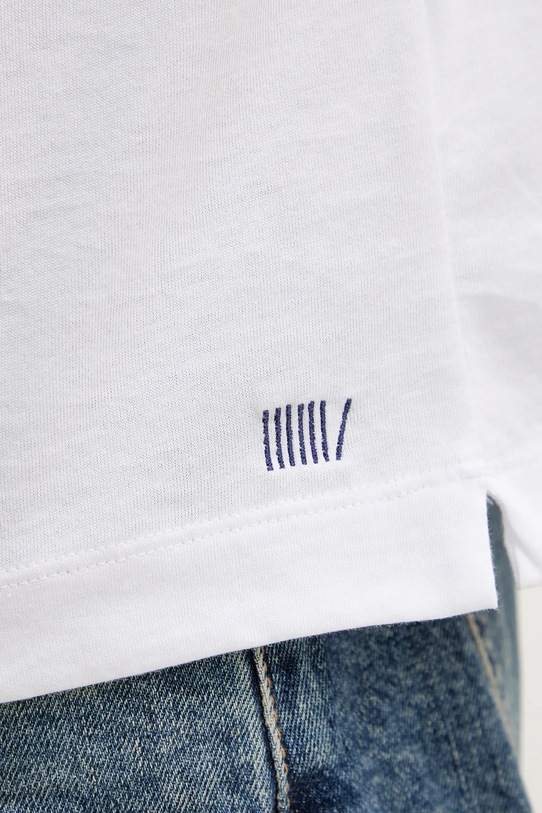 Bavlněné tričko BOSS x David Beckham 50549230 bílá