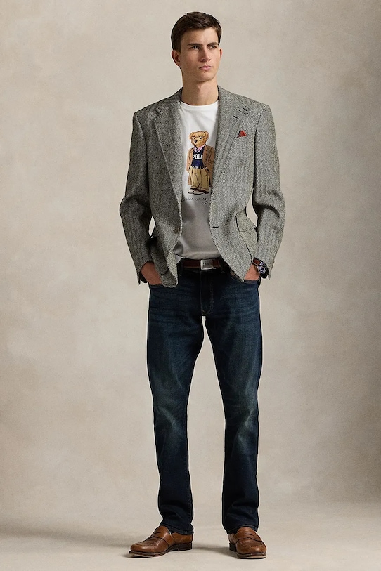 Polo Ralph Lauren t-shirt bawełniany Sscncmslm1 Short Sleeve 710974584 biały