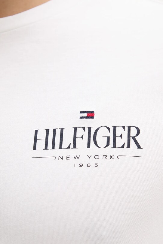Tommy Hilfiger pamut póló fehér MW0MW39355