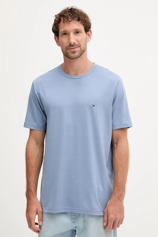 Μπλουζάκι Tommy Hilfiger κανονικό μπλε MW0MW37313
