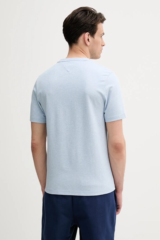 Odzież Tommy Hilfiger t-shirt bawełniany MW0MW40427 niebieski