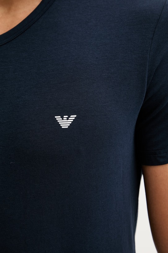 Tričko Emporio Armani Underwear 2-pak tmavomodrá EM000392.AF14132