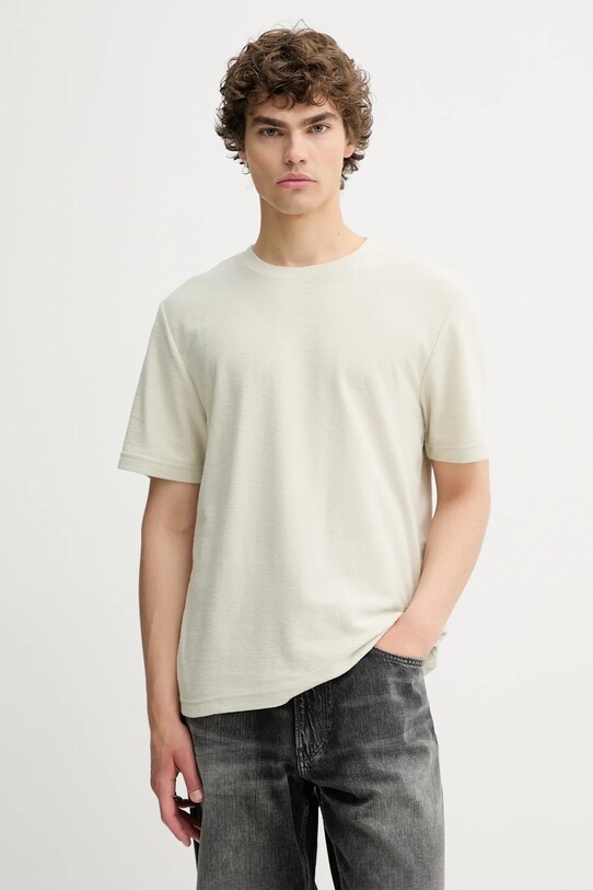 Samsoe Samsoe tricou ODIN uni bej M22200041