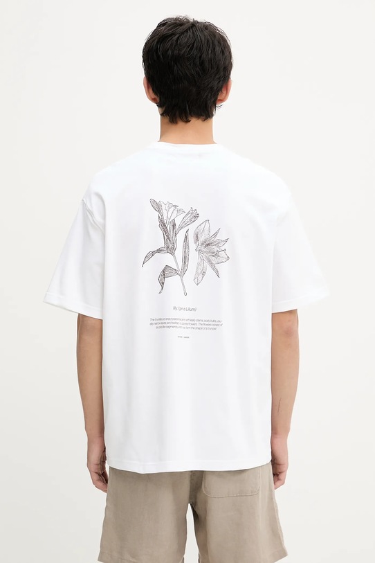 Odzież Samsoe Samsoe t-shirt bawełniany SALILIUM U25200008 biały