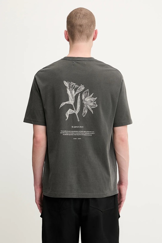 Odzież Samsoe Samsoe t-shirt bawełniany SALILIUM U25200009 szary