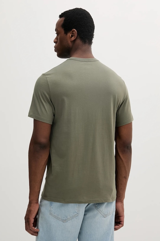 Odzież Calvin Klein t-shirt bawełniany LV04RC854G zielony