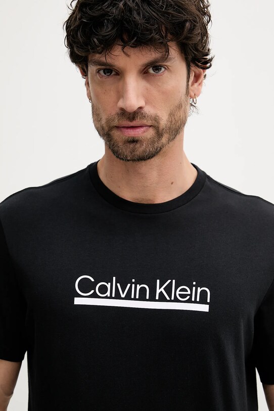 Odzież Calvin Klein t-shirt bawełniany LV04RC852G czarny