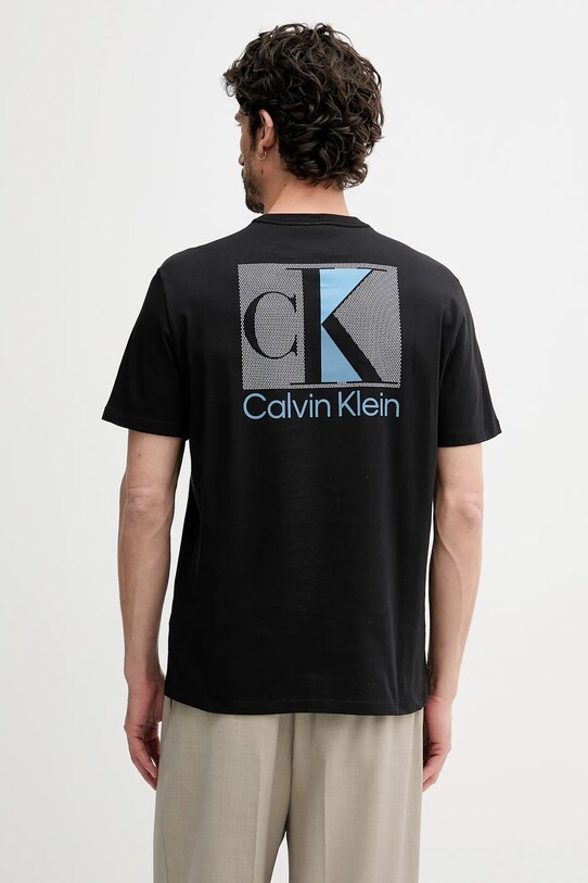 Odzież Calvin Klein t-shirt bawełniany LV04RC853G czarny