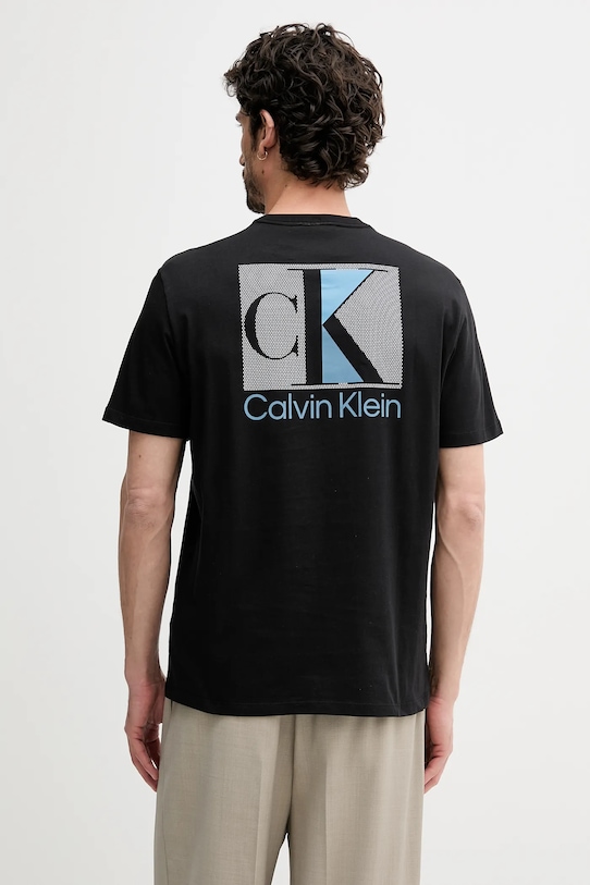 Одяг Бавовняна футболка Calvin Klein LV04RC853G чорний