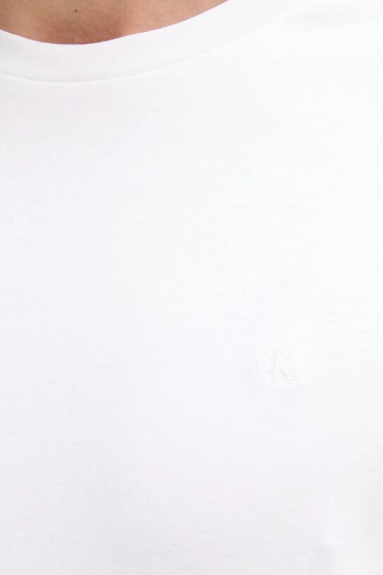 Bavlněné tričko Calvin Klein bílá LV04LB275G